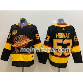 Dresovi Vancouver Canucks Bo Horvat 53 Flying Skate 50th Anniversary Adidas 2019-2020 Crna Authentic - Muške